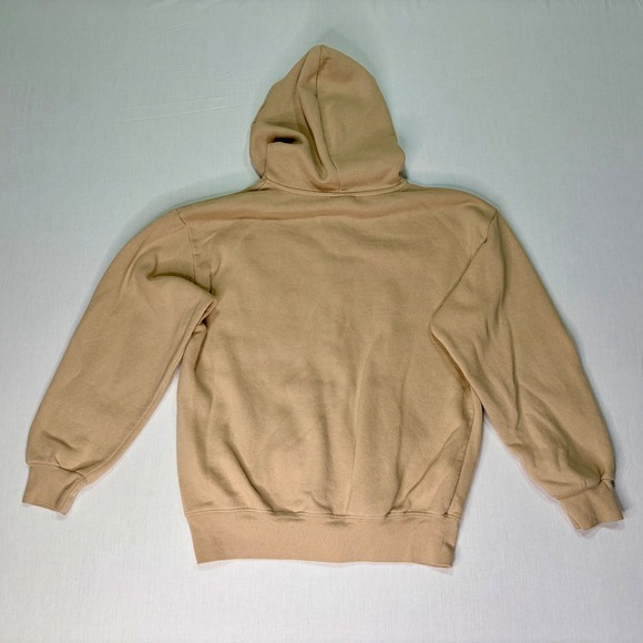 Disney Winnie the Pooh‎ Hoodie Sand Color Embroidered Patches Size S - Picture 3 of 7